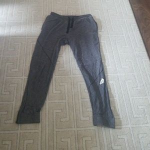 GREY ADIDAS SWEATPANTS